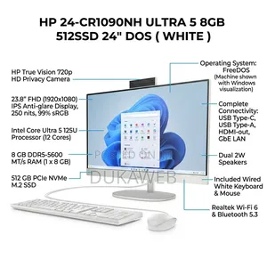 New Desktop Computer HP 8GB Intel Core Ultra 5 SSD 512GB