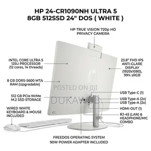 New Desktop Computer HP 8GB Intel Core Ultra 5 SSD 512GB