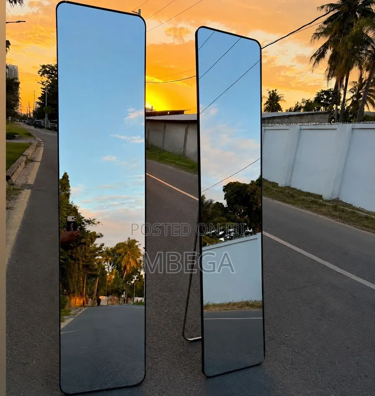 Floor Mirrors With Stand 40 × 150 Cm