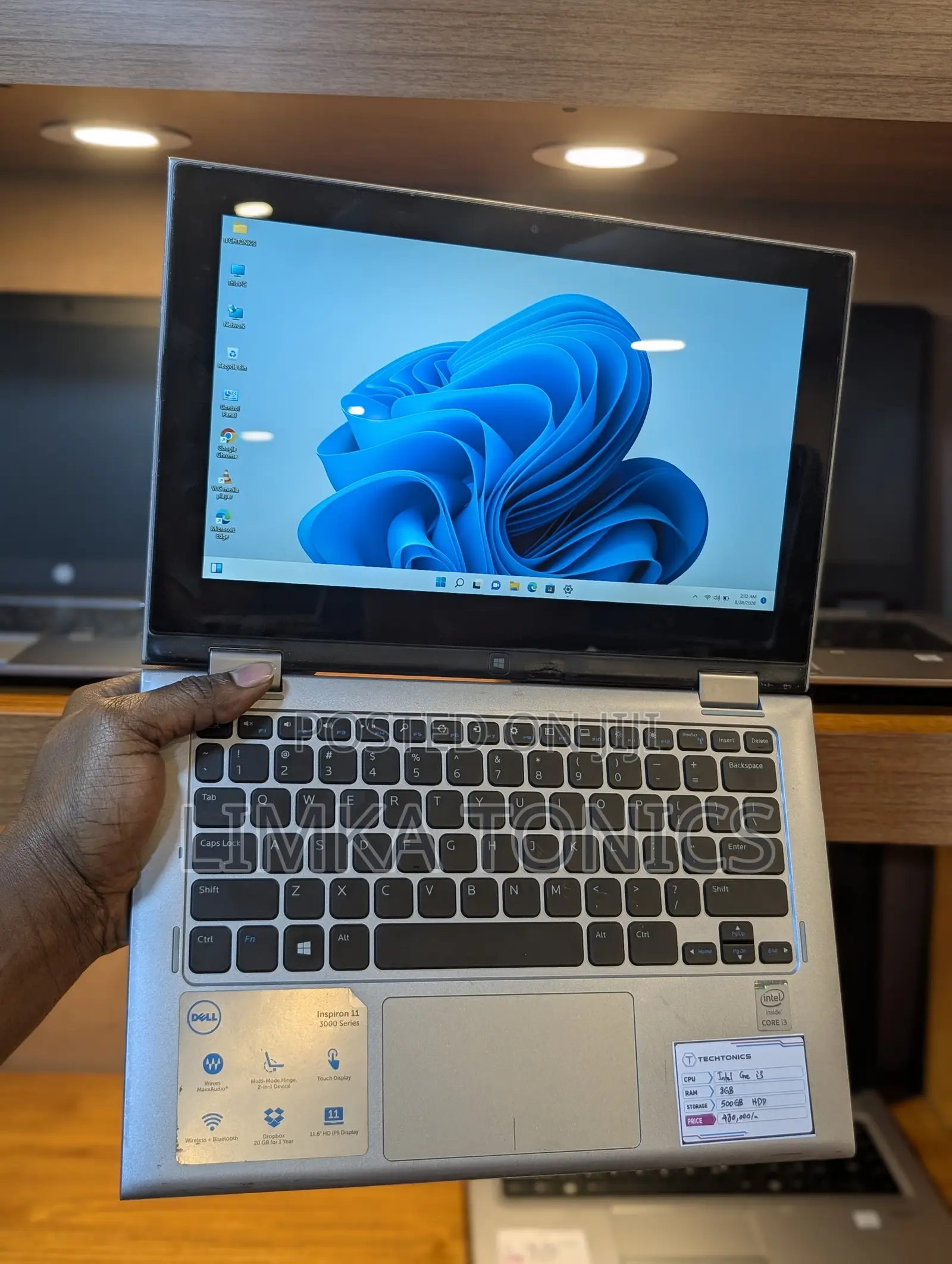New Laptop Dell Inspiron 11 3148 8GB Intel Core i3 HDD 500GB