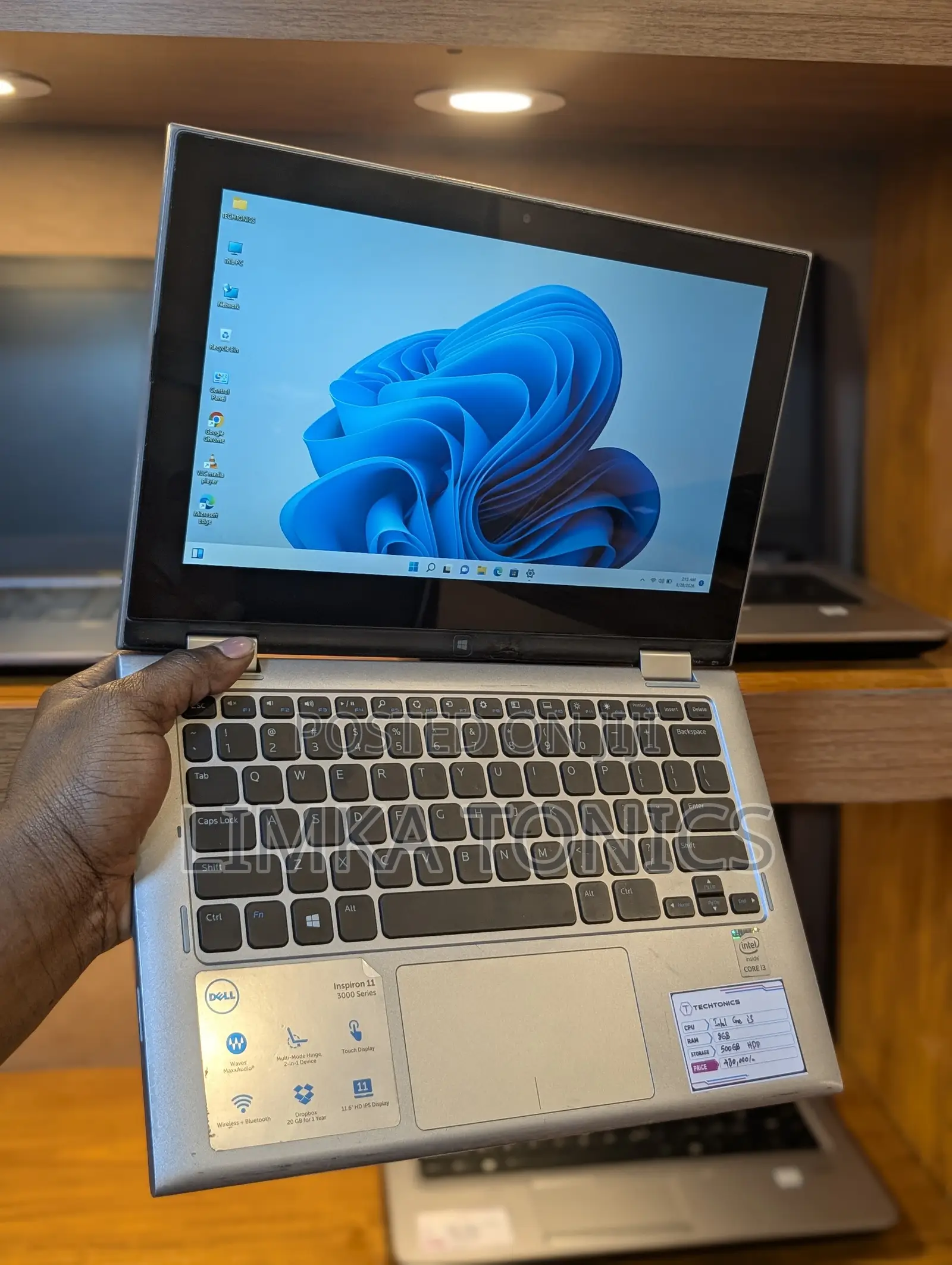 New Laptop Dell Inspiron 11 3148 8GB Intel Core i3 HDD 500GB