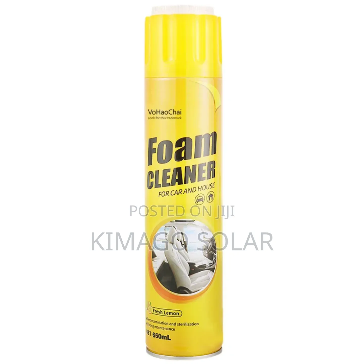 Foam Cleaner 650ml Safisha Sofa Na Viti Vya Gari Bila Hali Ya Maji!