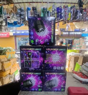 LED RGB Crystal Magic Ball Party Light – Sound Activated Disco Light