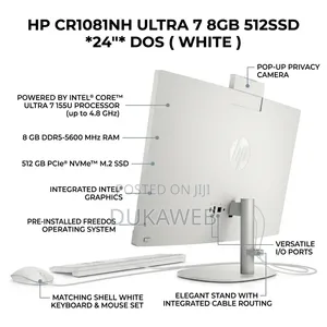 New Desktop Computer HP 8GB Intel Core Ultra 7 SSD 512GB