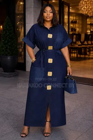 Premium Women's Denim Maxi Dress Collection👗🔥