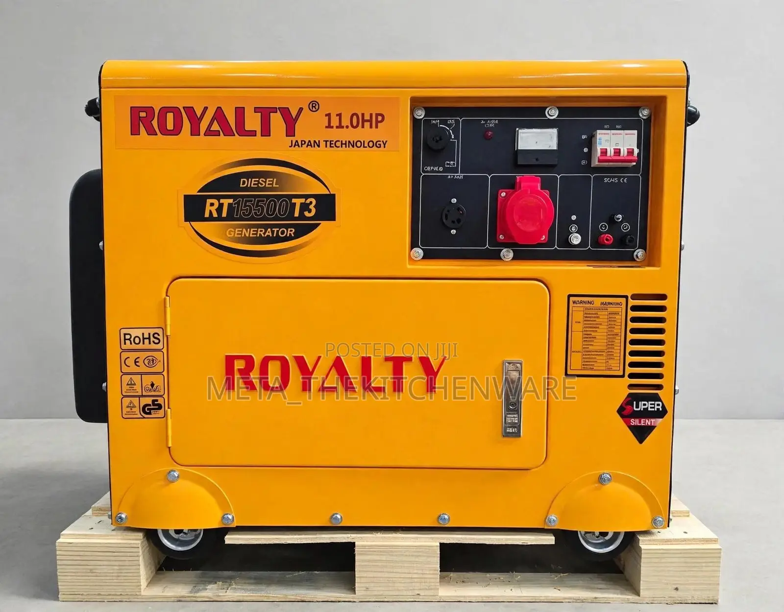 Royalty Diesel Generator 3 Phase 7kva