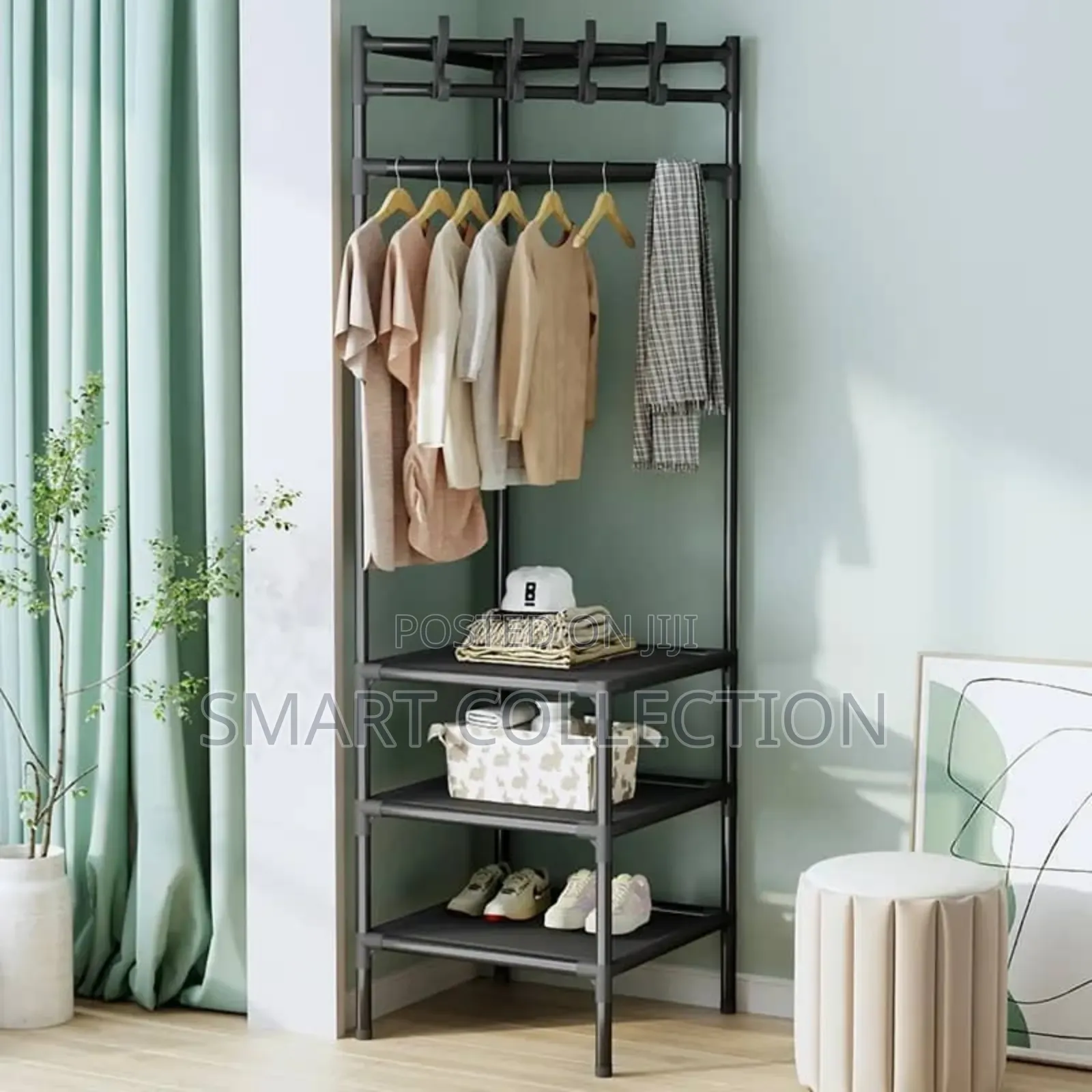 New Simple Corner Floor Clothing Rack