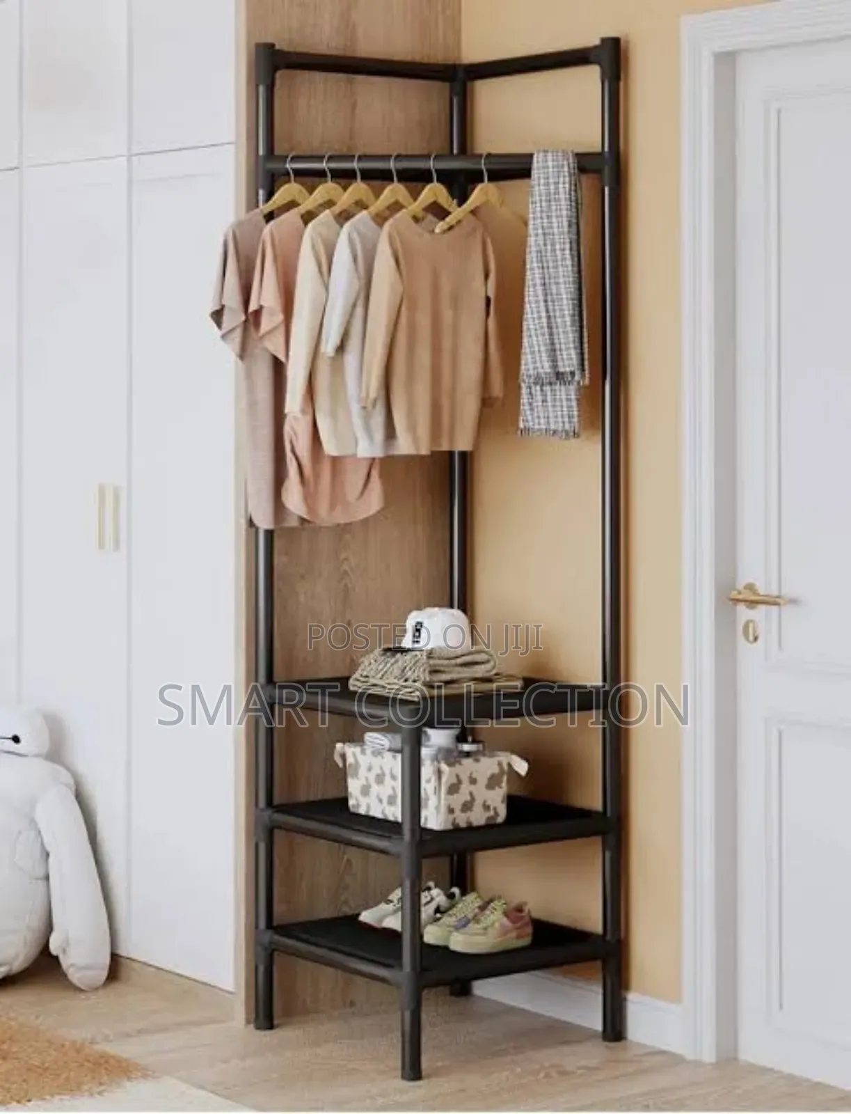 New Simple Corner Floor Clothing Rack