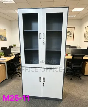 File Cabinet ( White & Dark Gray)