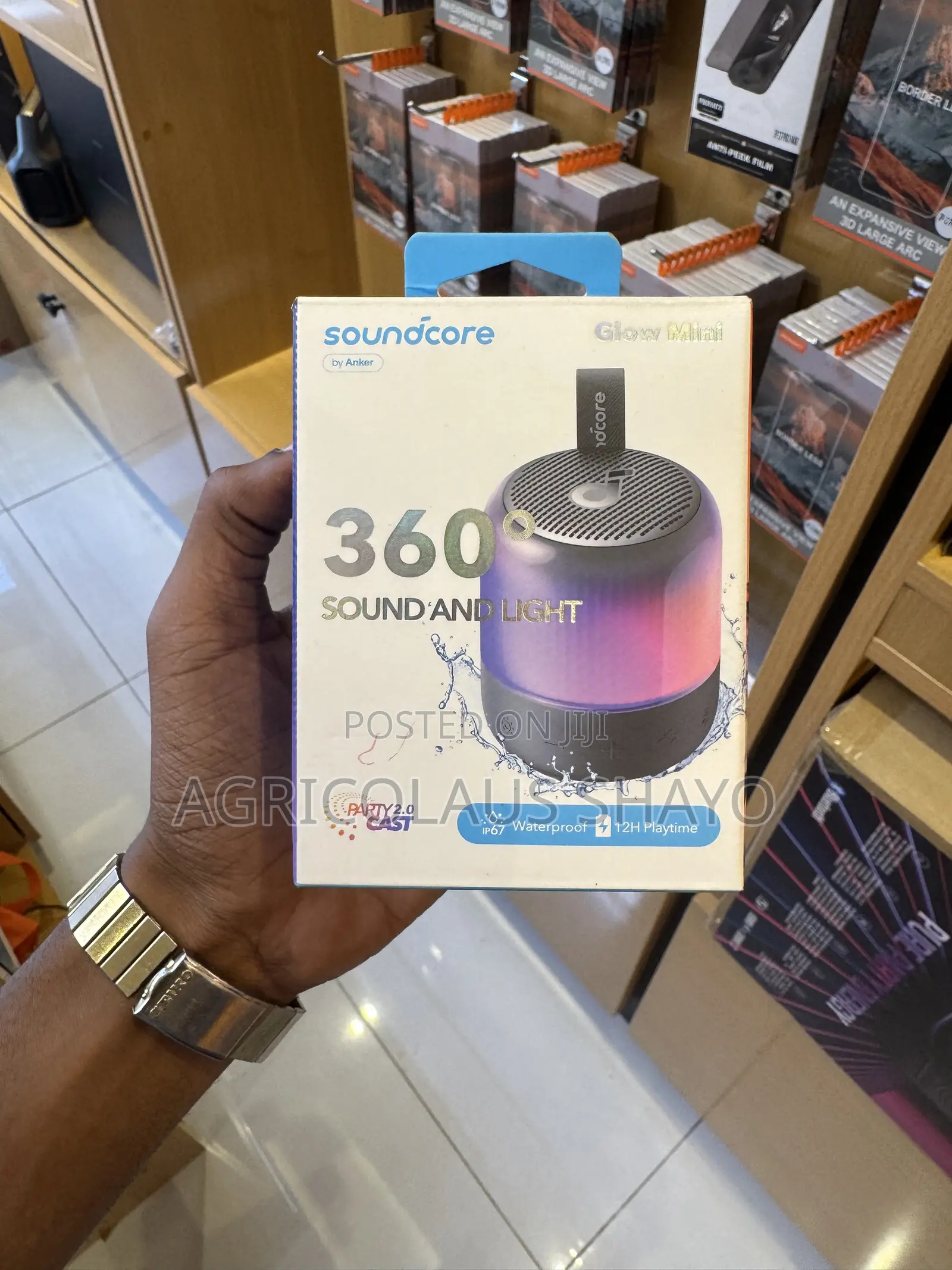 Soundcore Glow Mini Speaker by Anker - 360° Sound & Light Show