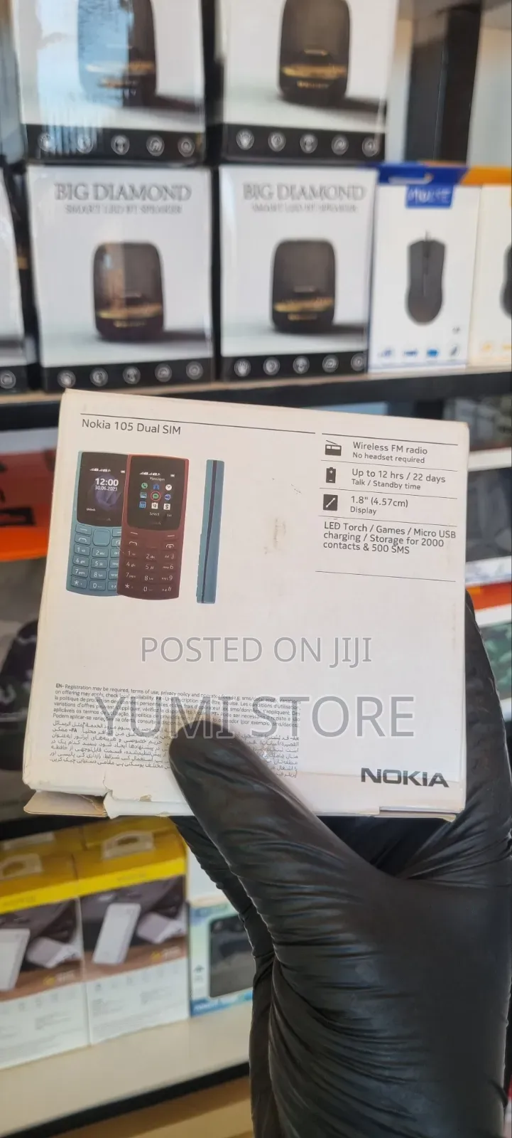 New Nokia 105 Black