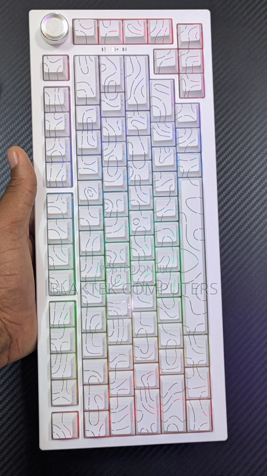 White Mechanical Keyboard