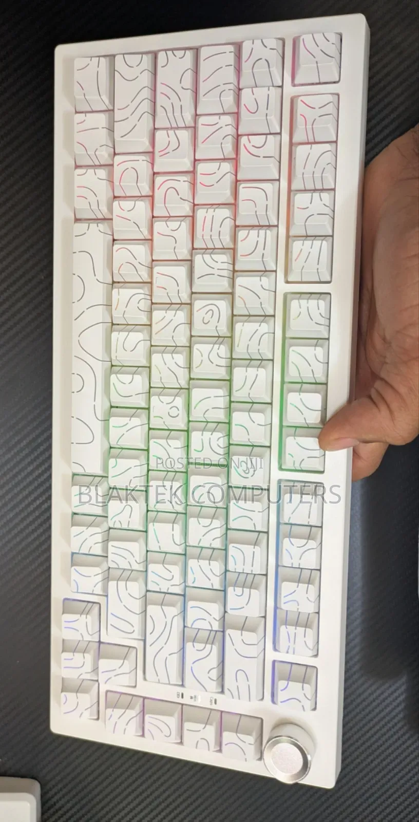 White Mechanical Keyboard