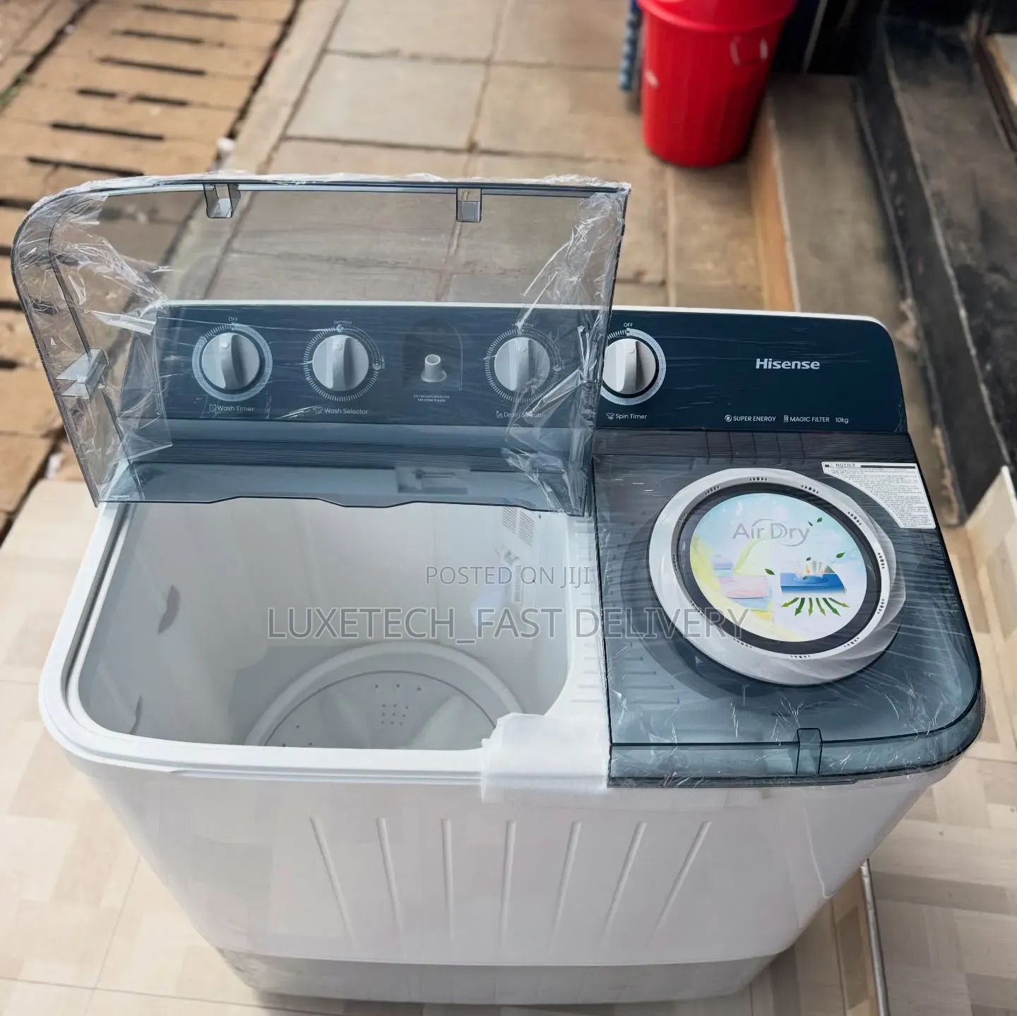 Hisense Washing Machine 10kg Semi-Auto