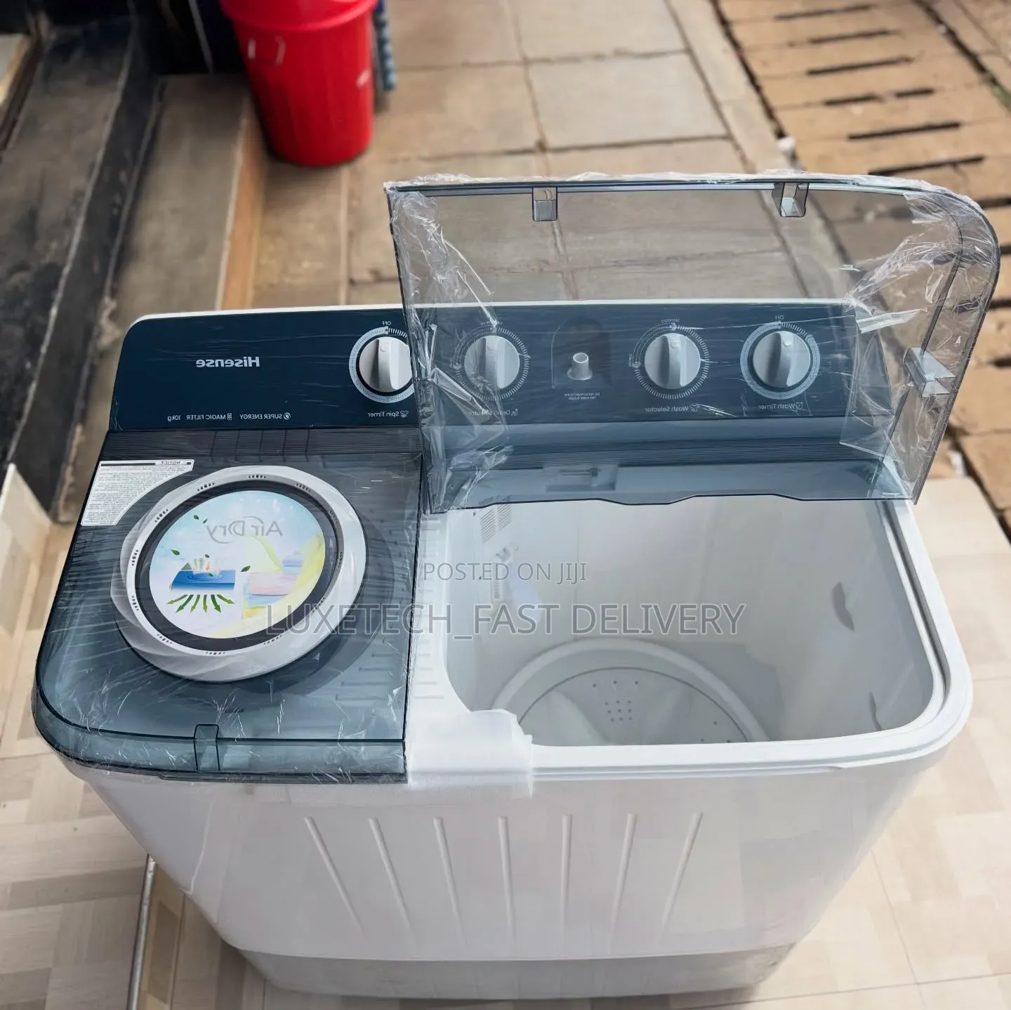 Hisense 10kg Manual Washing Machine Top Loading Twin Tub