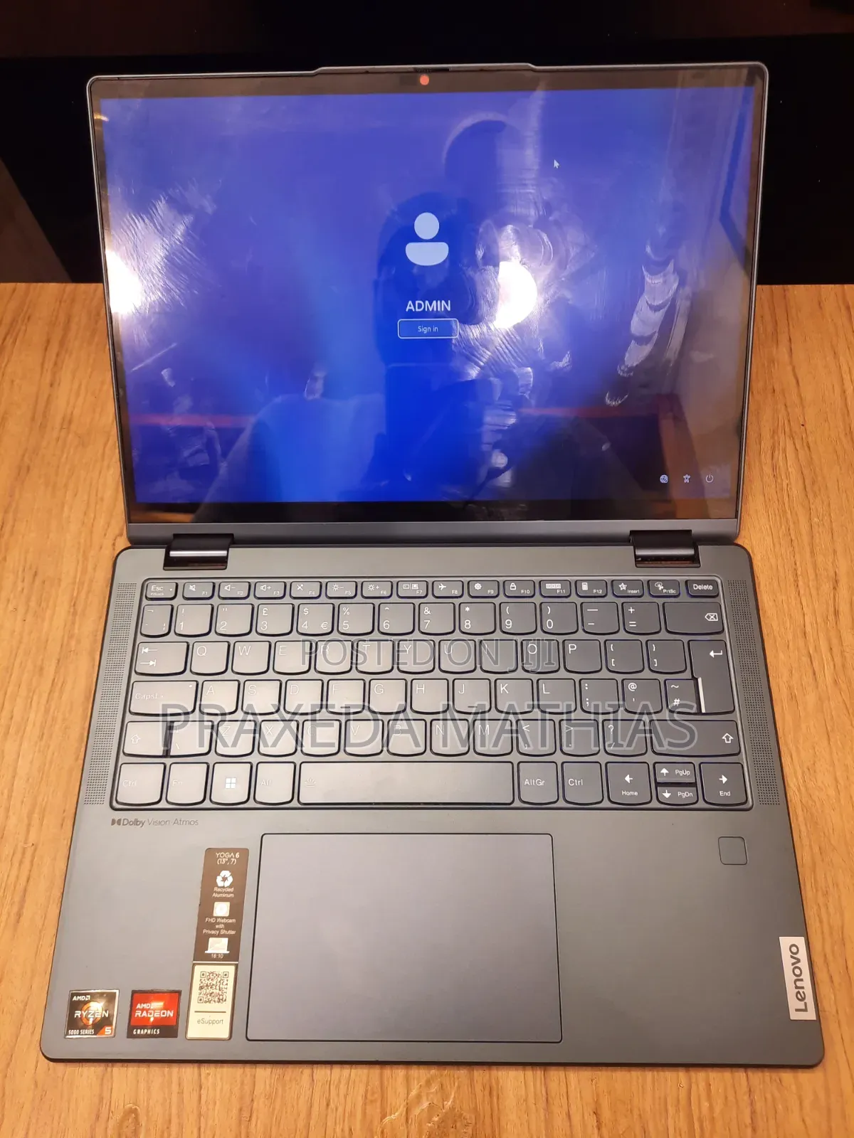 Laptop Lenovo 8GB AMD Ryzen 5 SSD 512GB