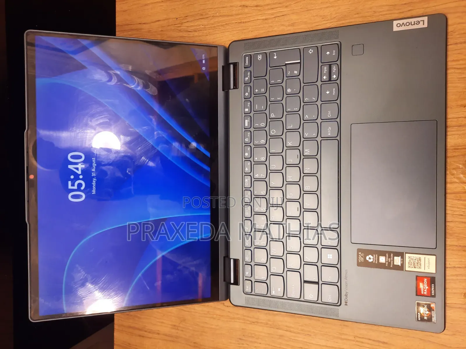 Laptop Lenovo 8GB AMD Ryzen 5 SSD 512GB