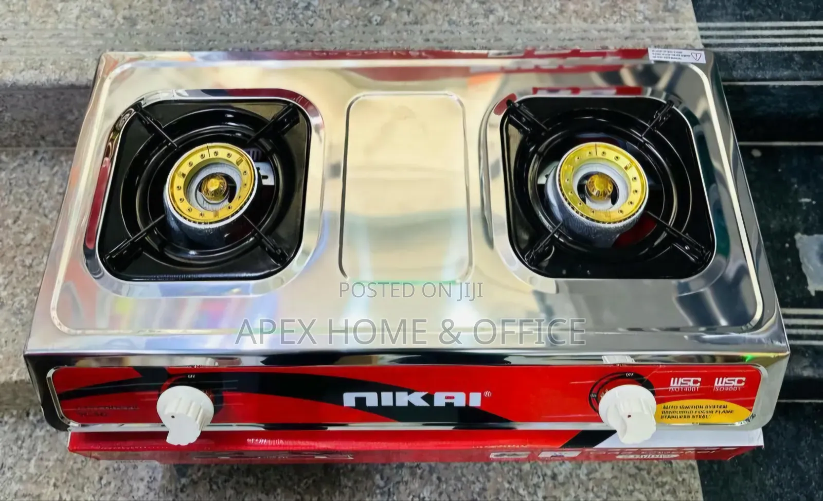 Nikai 2 Plate Gas Cookee
