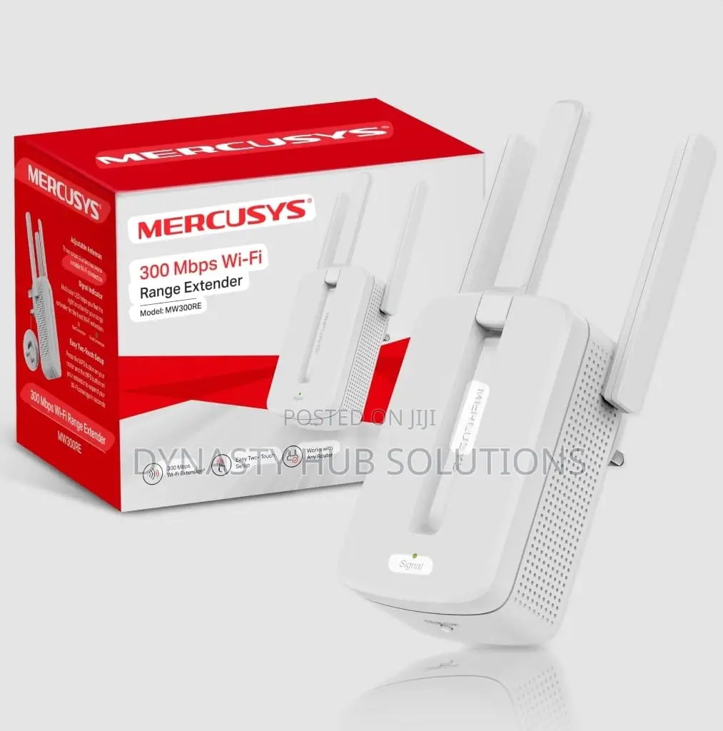 MW300RE Mercusys Range Extender - 300Mbps Wi-Fi Range Extender
