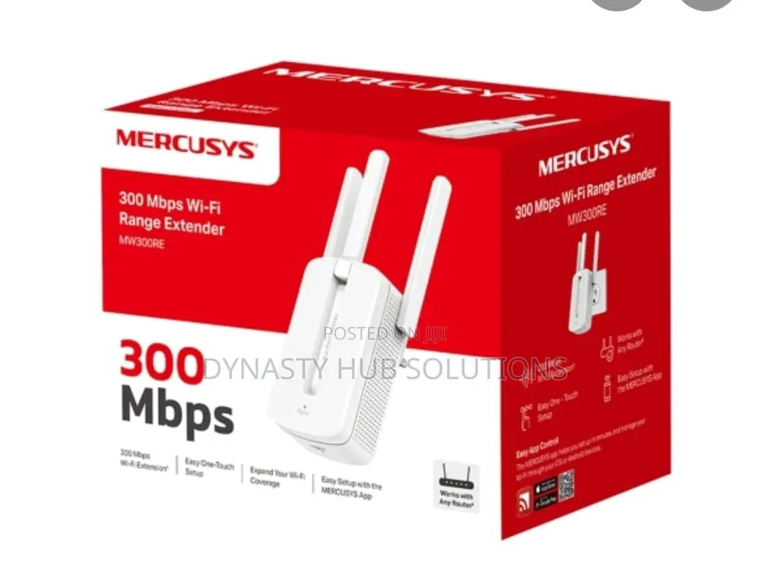 MW300RE Mercusys Range Extender - 300Mbps Wi-Fi Range Extender
