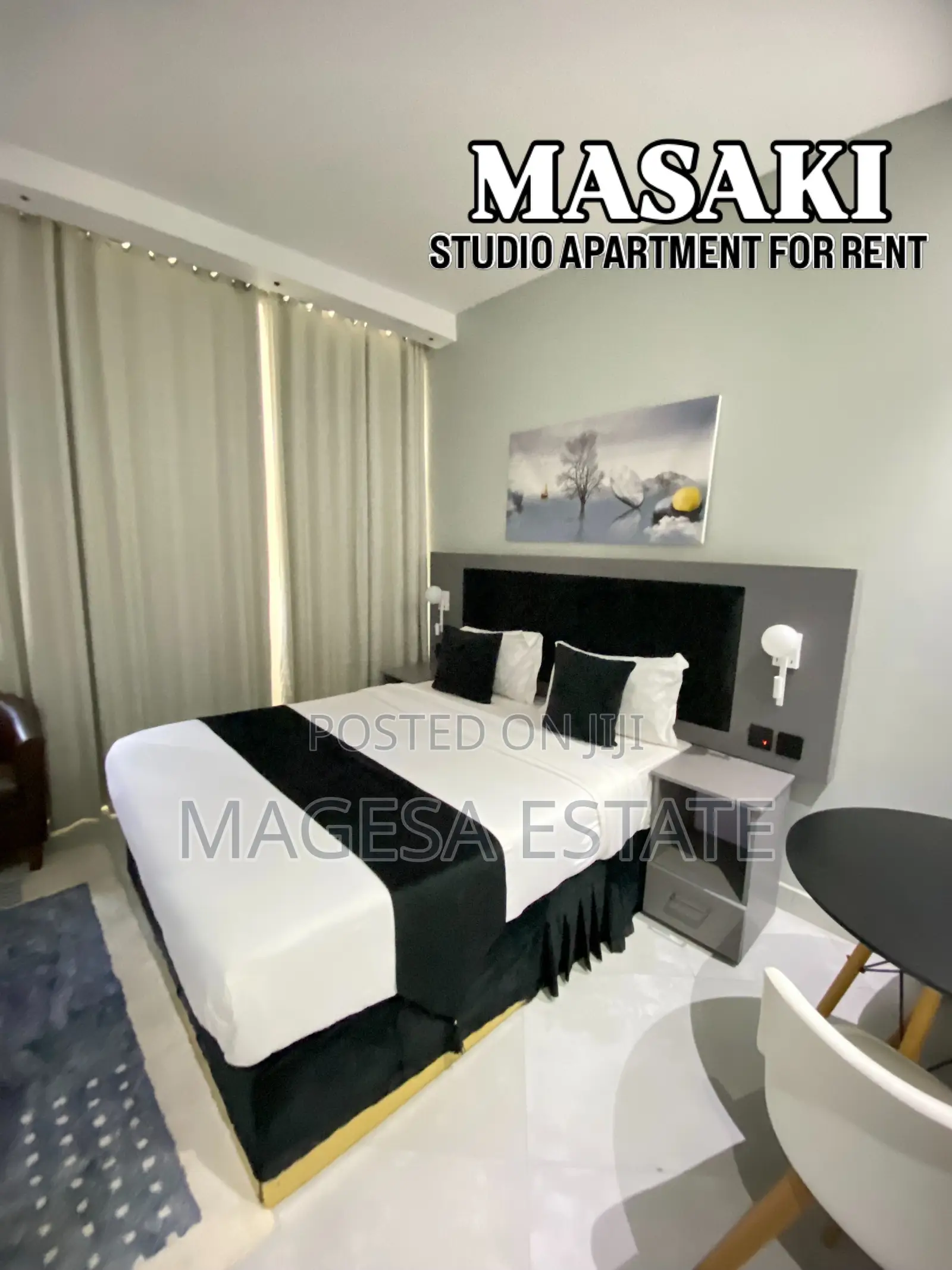 Furnished Studio Apartment in Masaki for rent