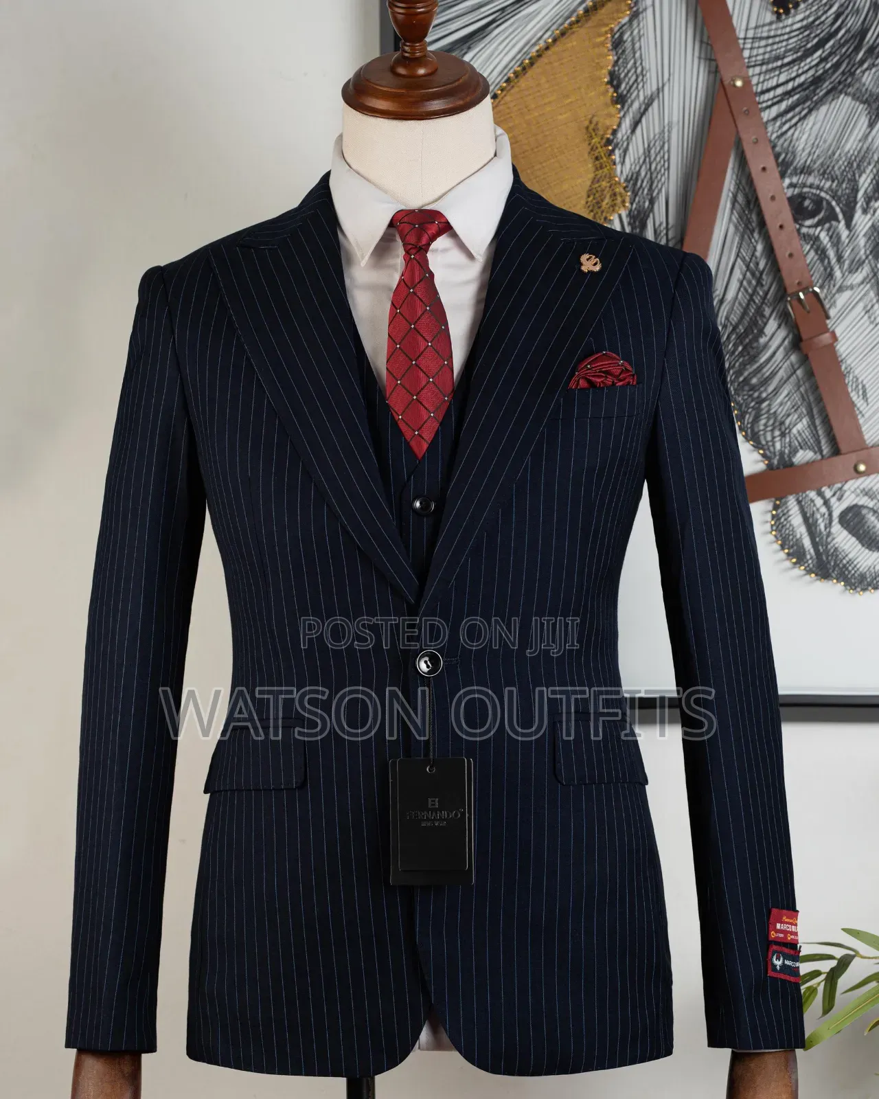 Suti Kali Za Mistari Classic or Classy Stripes Men's Suits