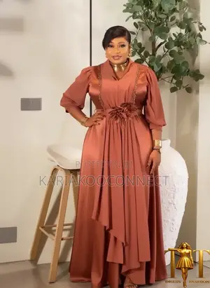 Elegant Satin Maxi Gown