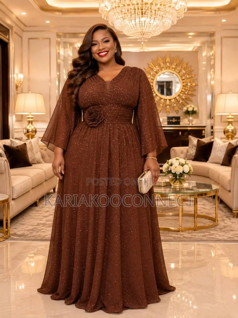 Glamorous Sparkle Maxi Gown