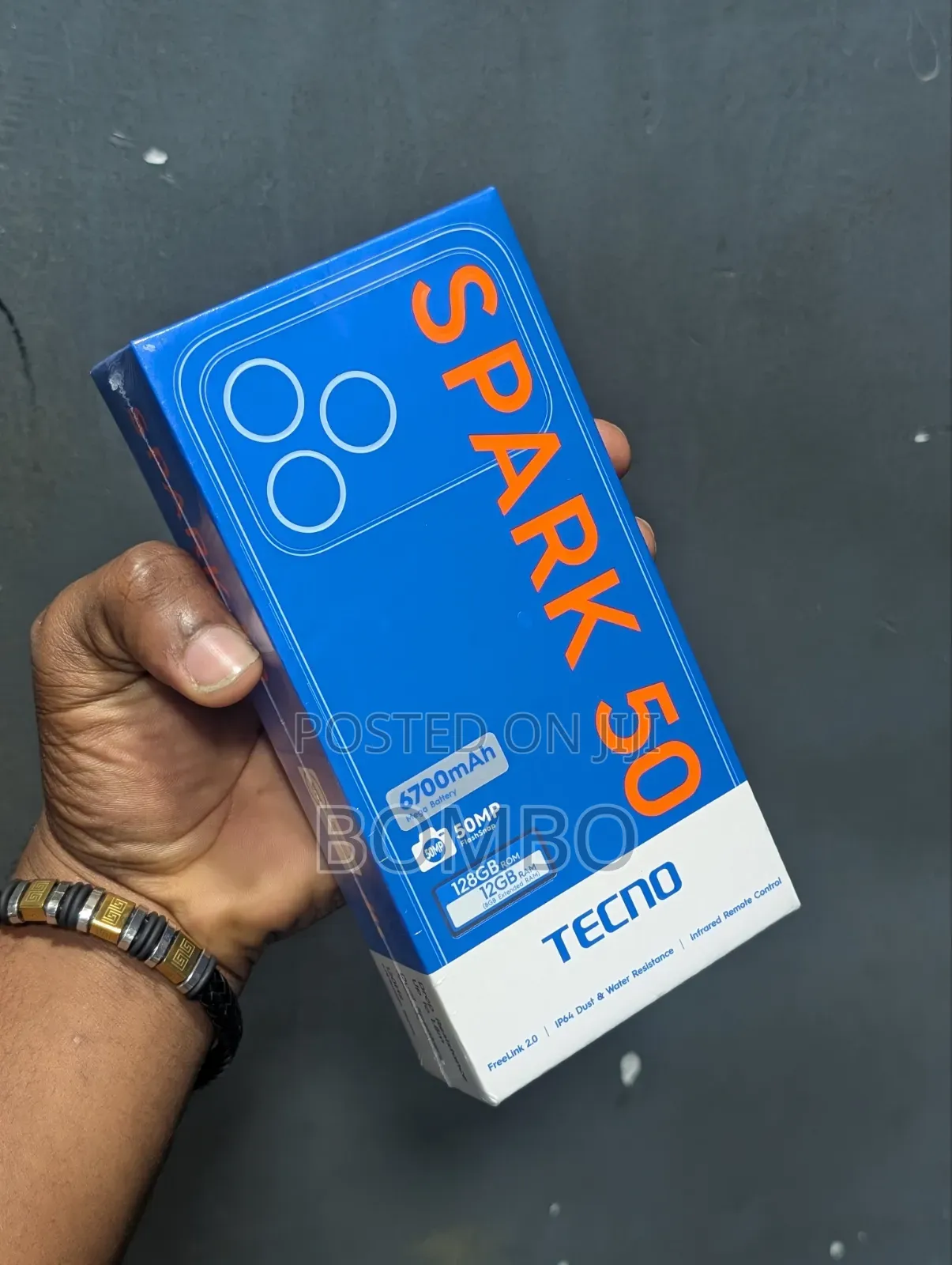 New Tecno Spark 50 128 GB Black