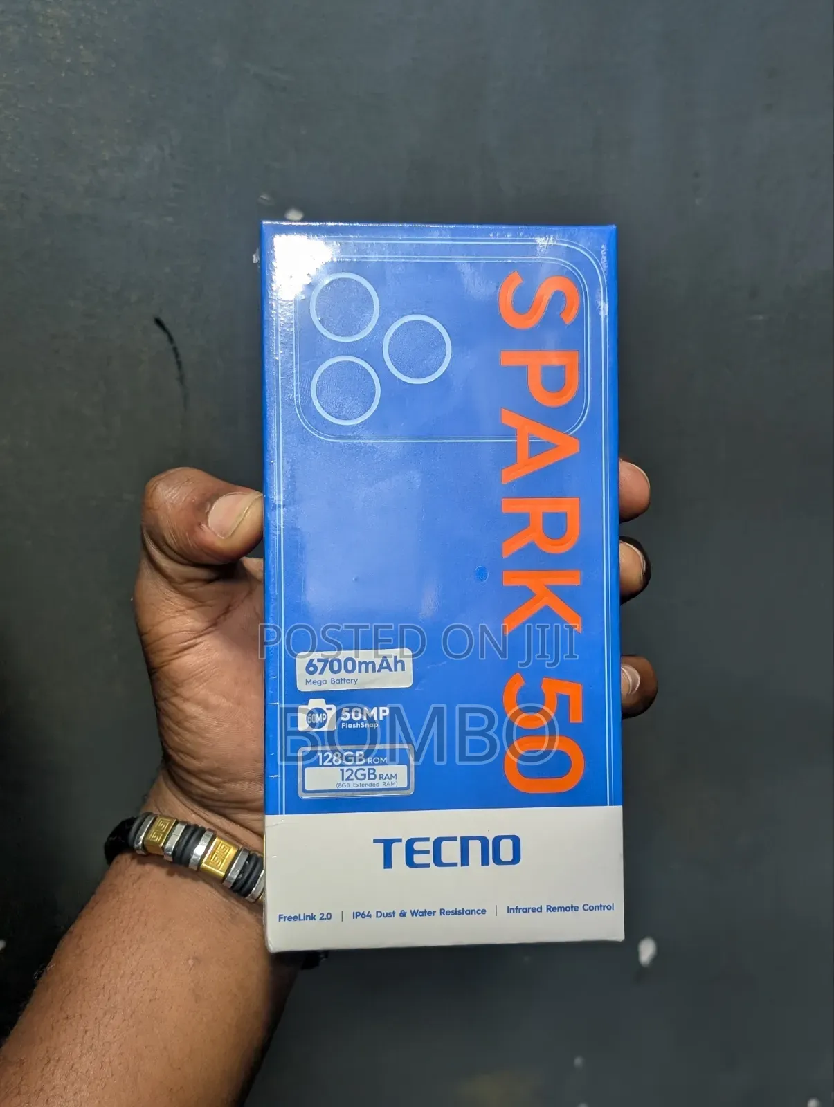 New Tecno Spark 50 128 GB Blue