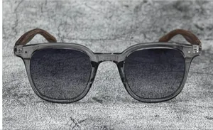 Sun Glasses Vintage-Translucent Grey Frames ,UV Protection Shades.
