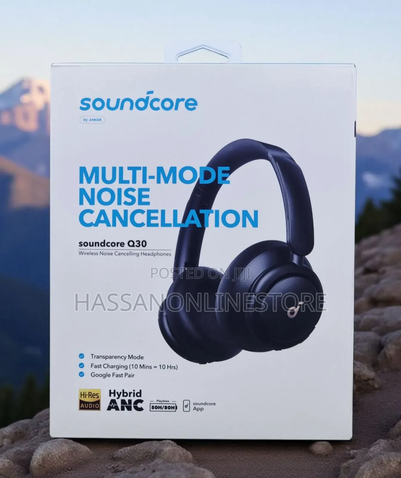 Soundcore by Anker Q30 Wireless Headphones + Free Cable