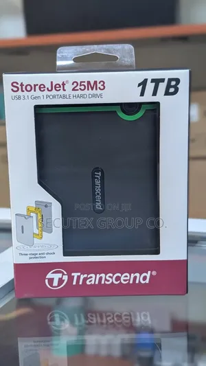 Transcend 1TB External Hard Drive USB 3.0 – Portable HDD