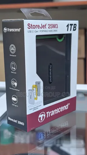 Transcend 1TB External Hard Drive USB 3.0 – Portable HDD