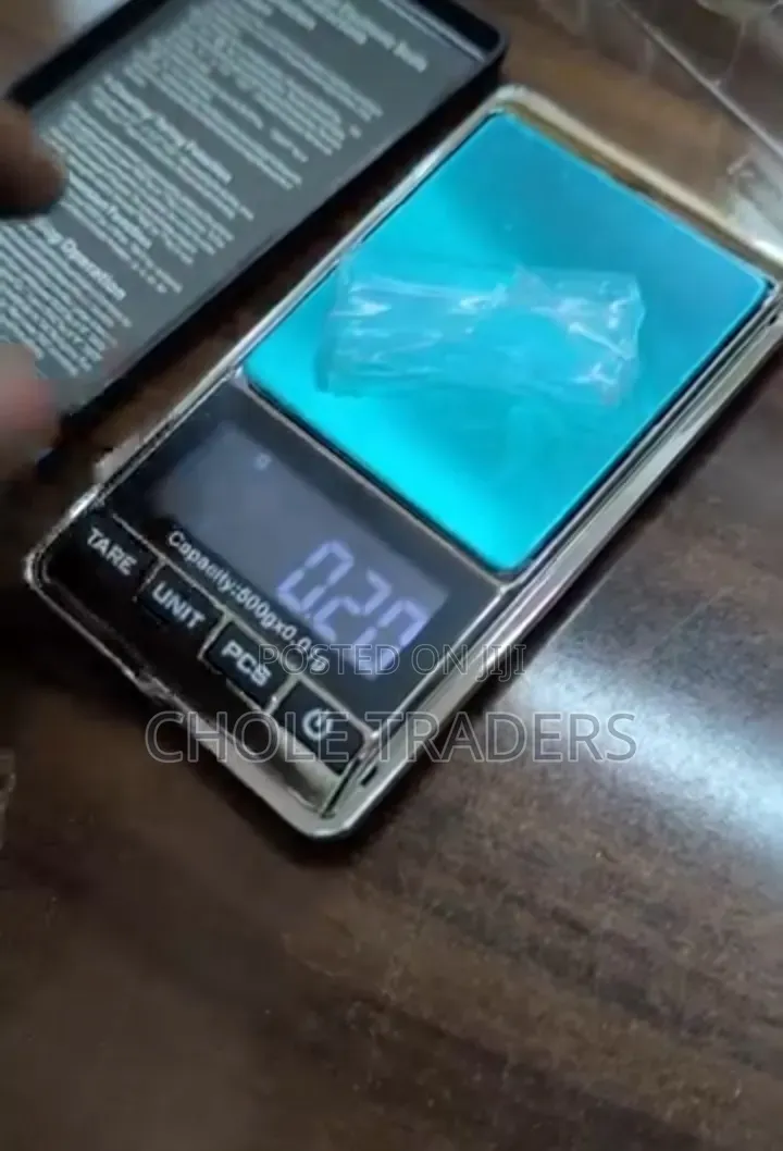 0.01g-500g Portable Digital Pocket Scale (Mzani Wa Kupimia Madini)