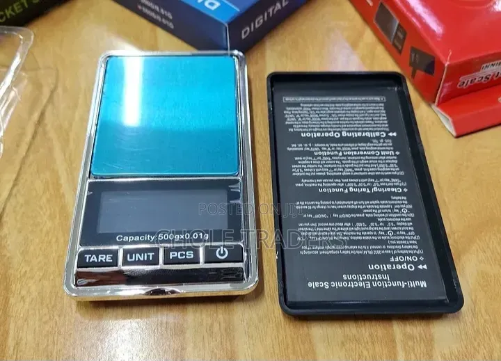 0.01g-500g Portable Digital Pocket Scale (Mzani Wa Kupimia Madini)