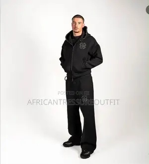 Torom Paris Matching Full-Zip Tracksuit Features Four Leaf Clove Back