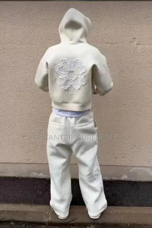 Torom Paris Matching Full-Zip Tracksuit Features Four Leaf Clove Back