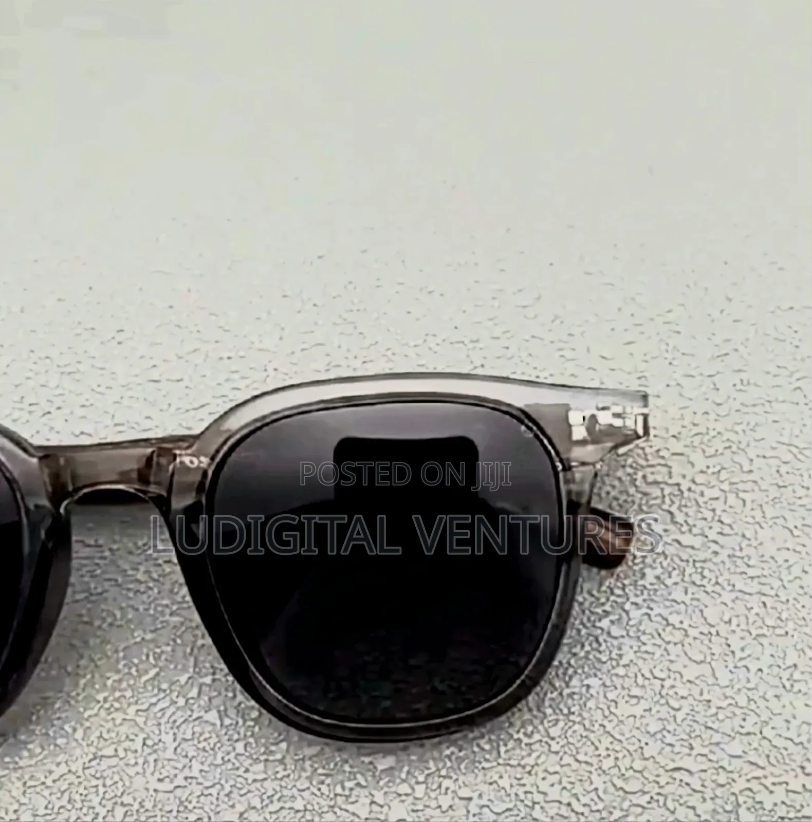 Sun Glasses Vintage-Translucent Grey Frames ,UV Protection Shades.