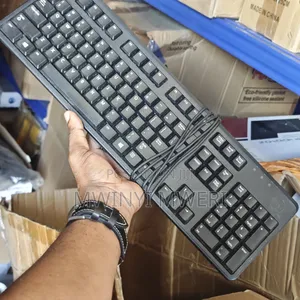 Original Desktop Keyboard Za Mtumba. Kuna Za HP, Dell Na Logitech.