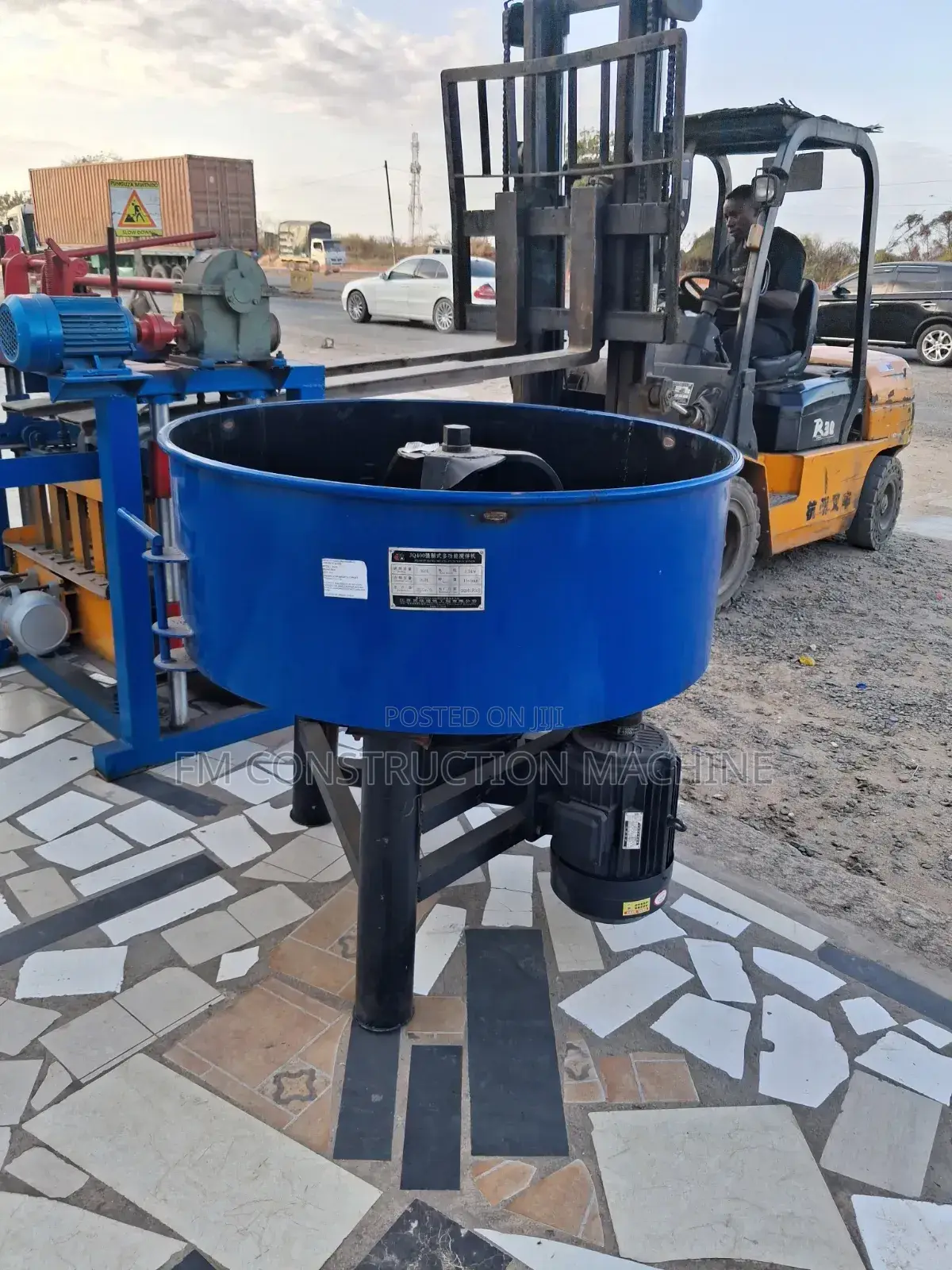Pan Concrete Mixer, JQ750