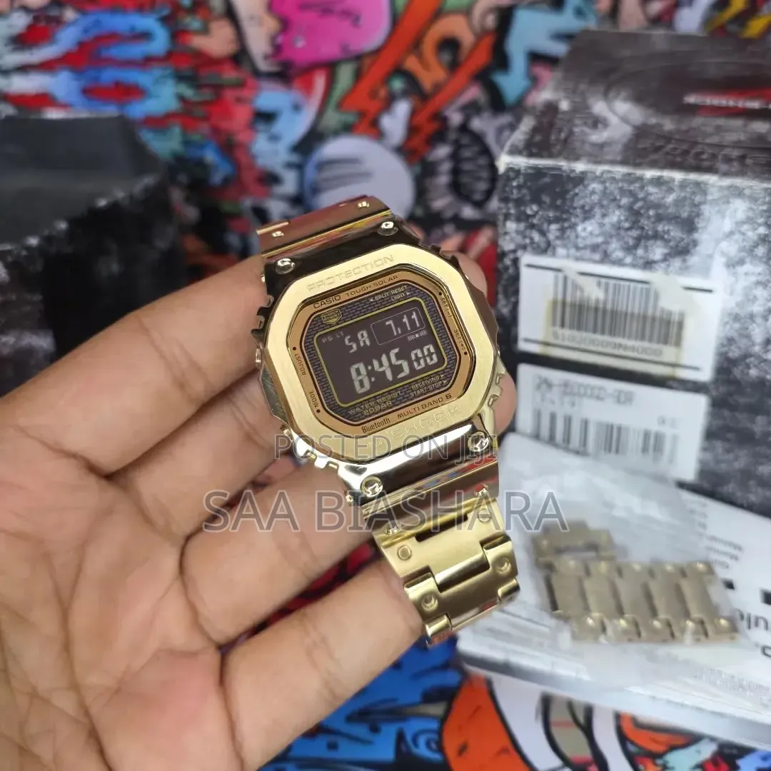 G Shock Casio Full Metal Digital Watch Gold