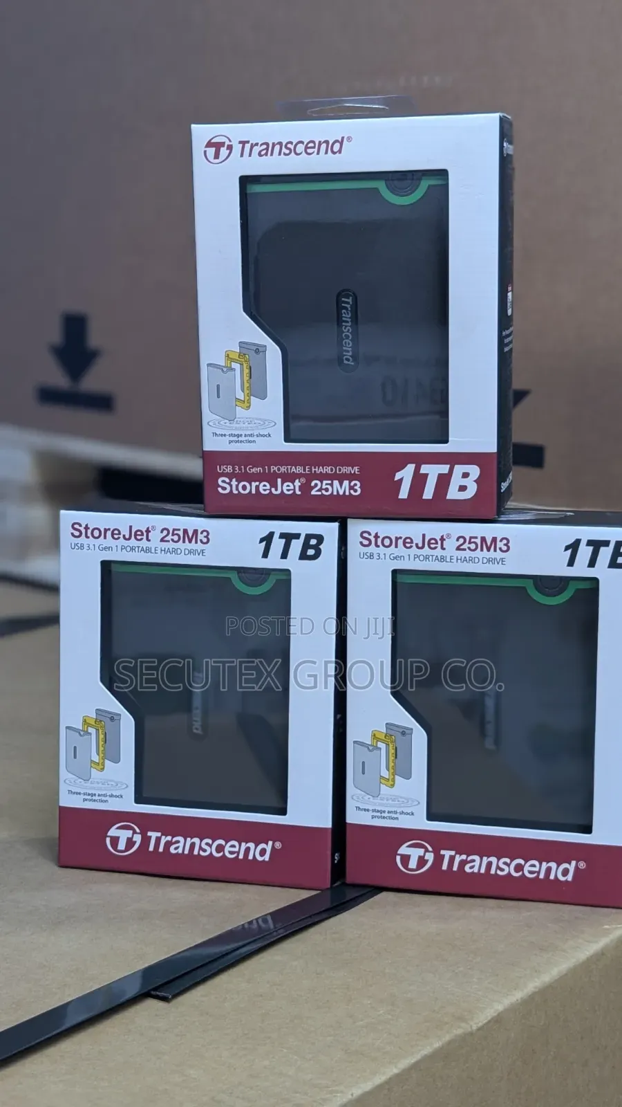 Transcend 1TB External Hard Drive USB 3.0 – Portable HDD