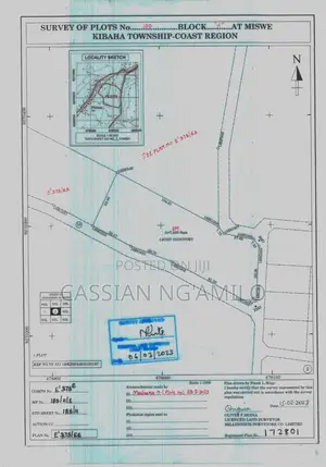 3 Surveyed Plots for Sale at Miswe, Kibaha