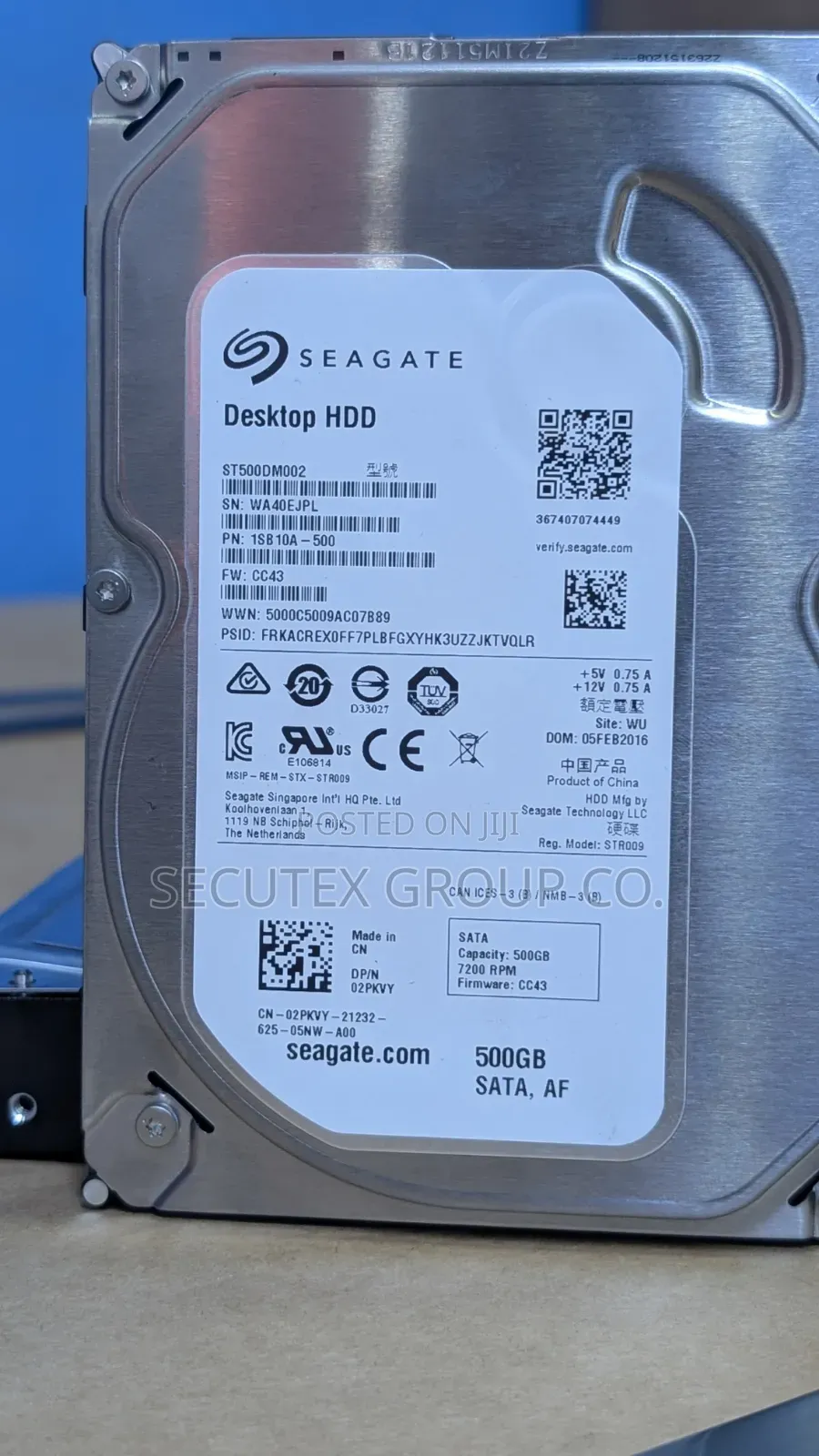 Seagate 500GB Internal Hard Drive HDD – Reliable Storage