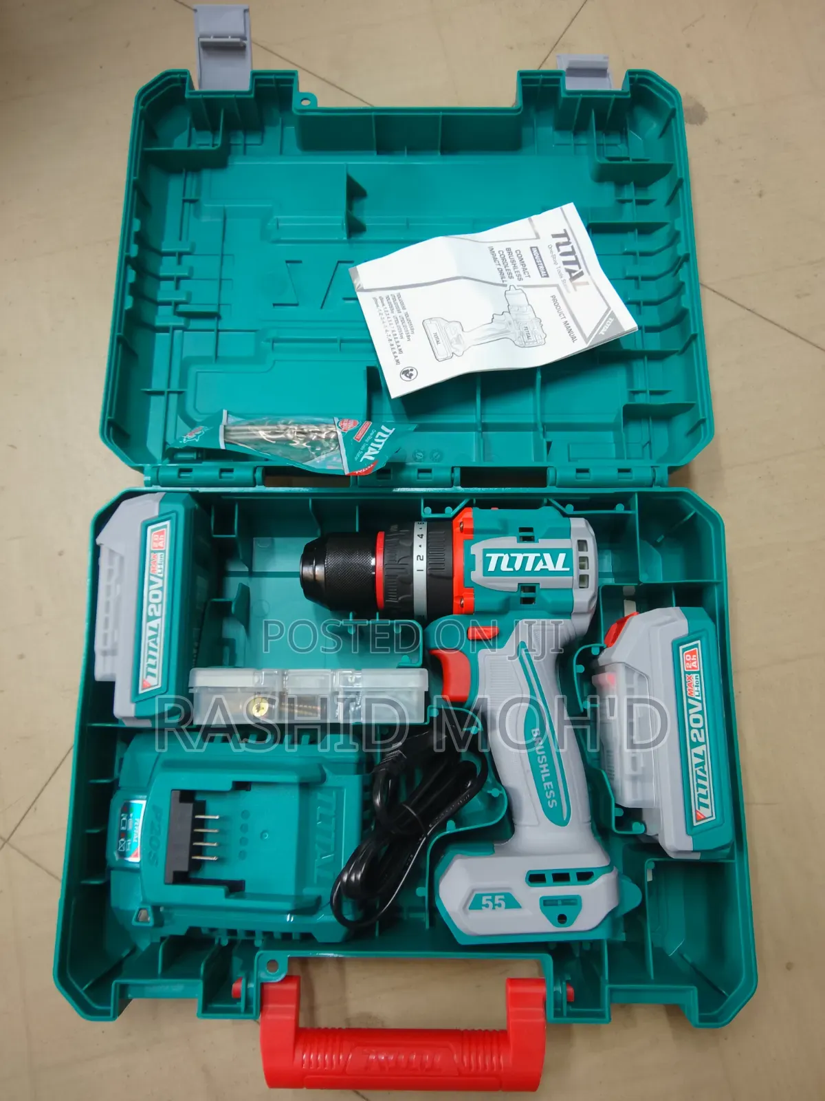 Drill Ya Kuchaji 20V