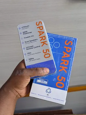 New Tecno Spark 50 5G 256 GB Gray