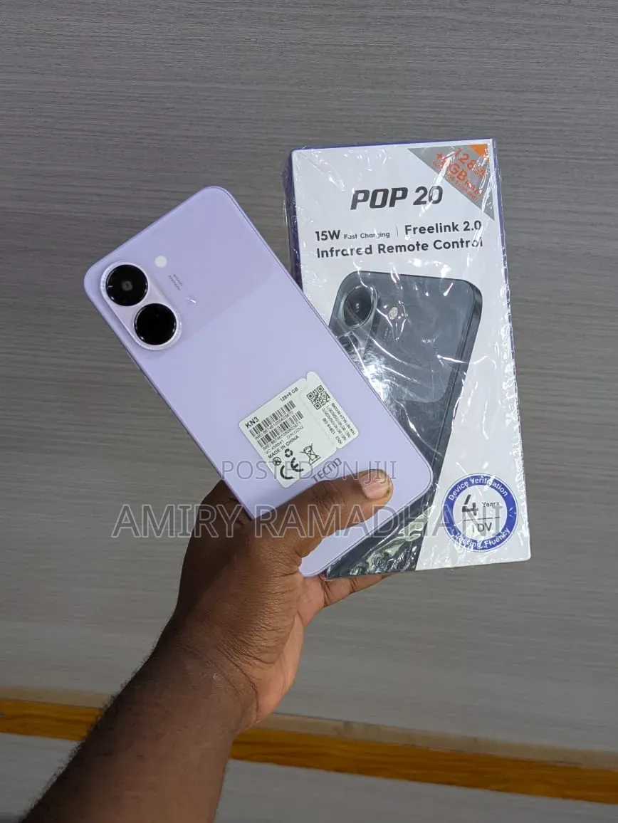 New Tecno Pop 20 128 GB Purple