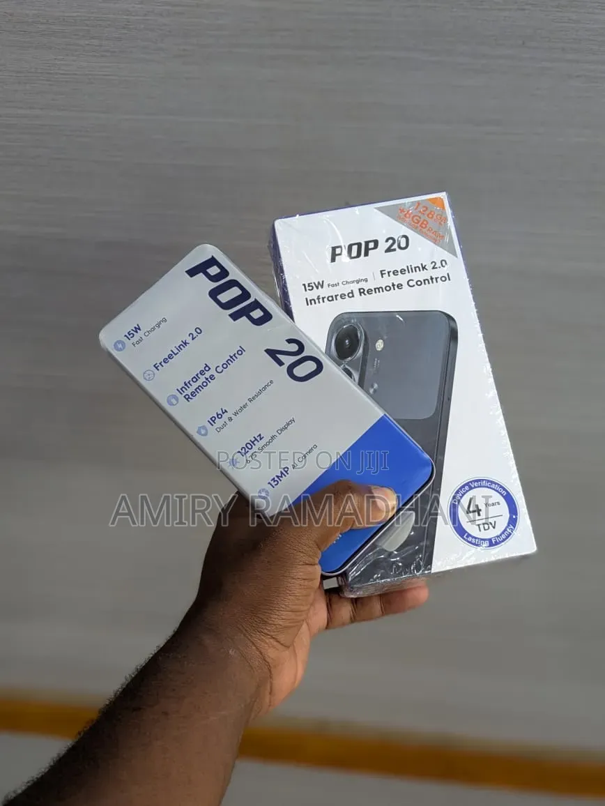 New Tecno Pop 20 128 GB Purple