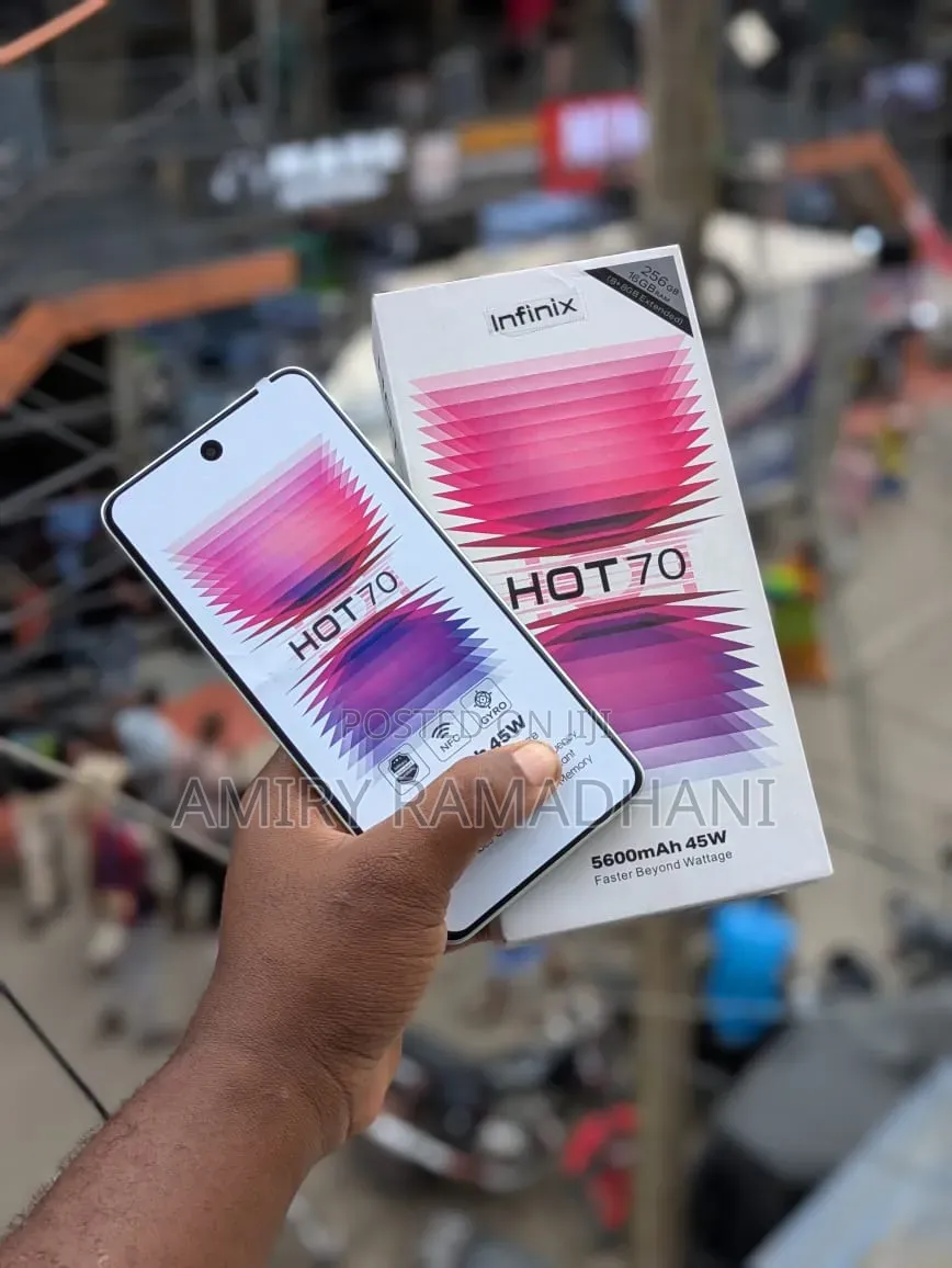 New Infinix Hot 70 256 GB White